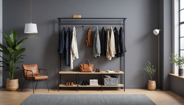 Percheros plegables: funcionalidad y estilo para tu negocio